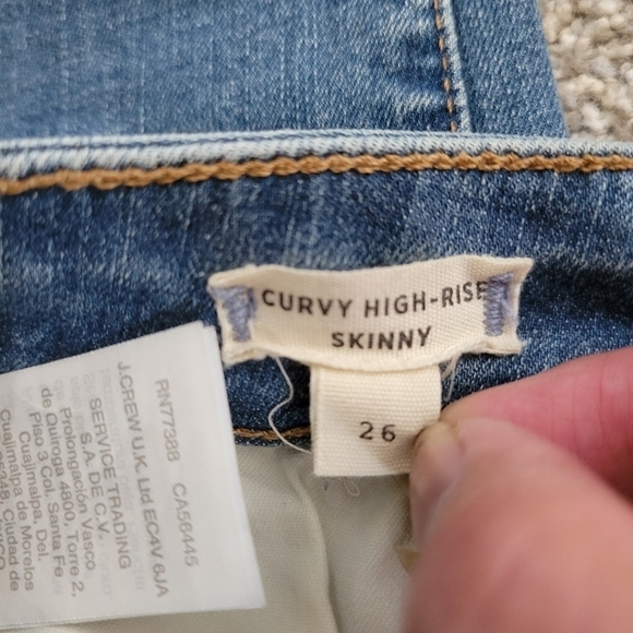 Madewell Curvy High Rise Step Hem Skinny 26 - Picture 9 of 11